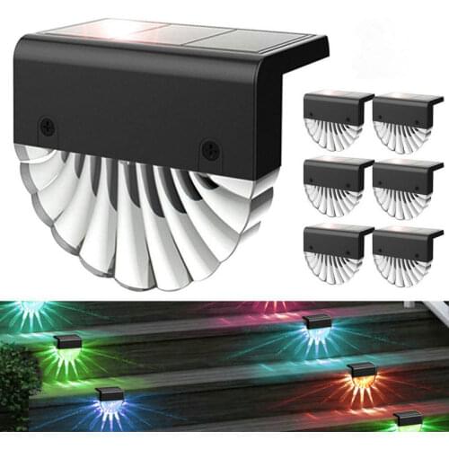 LED solar Light Outdoor Waterproof Light Step Light Deck Lights Path Stair Wall Garden Landscape Balcony Fence Lamp Decor Light