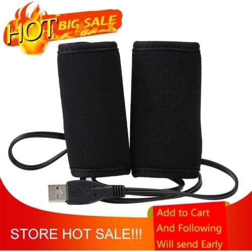 High Quality 2pcs DC 5V 7/8" Motorcycle USB Electric Hot Heated Grips Handle Handlebar Warmer Support Dropshipper Dropshipping