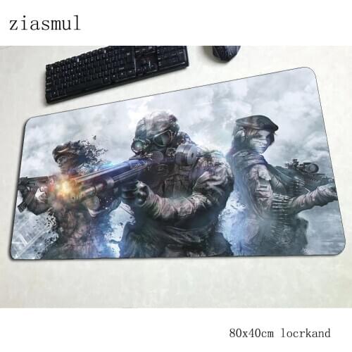 Warface mousepad 80x40cm High-end Computer mouse mat gamer gamepad pc hot sales gaming mousemat desk pad office padmouse
