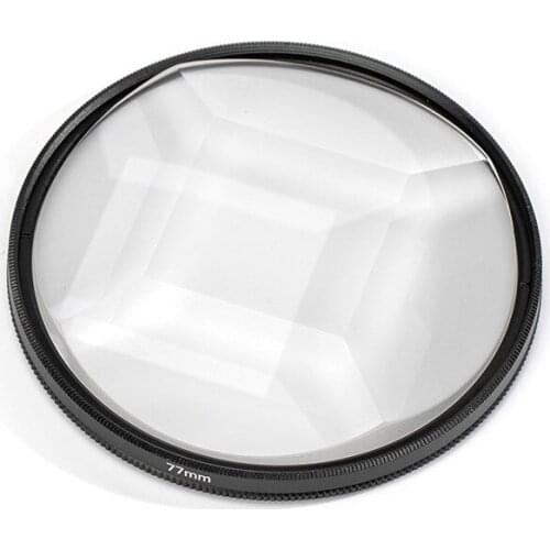 1PC Photographic Special Effects Filter 77mm Fractal Filter Quad Prism SLR Camera Lens Accessories Quad Camera Filter