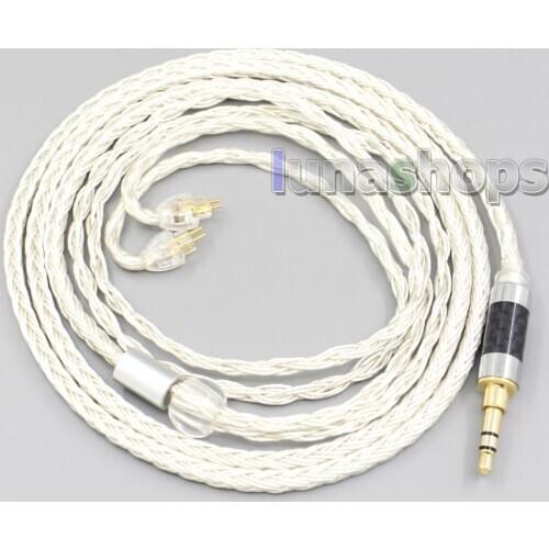 LN007223 16 Core OCC Silver Plated Earphone Cable For AUDEZE iSINE 10 20 LX LCDi3 LCDi4