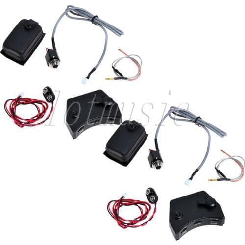 2Set Belcat Preamp IRIS-1 3Band EQ Pickup For Ukulele And Mini Guitar Piezo Cable Pickup