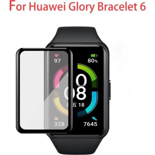 3D Curved Soft Screen Protectors For Huawei Glory Bracelet 6 Protective Film Smart Watch Wristband Huawei Miband Accessories
