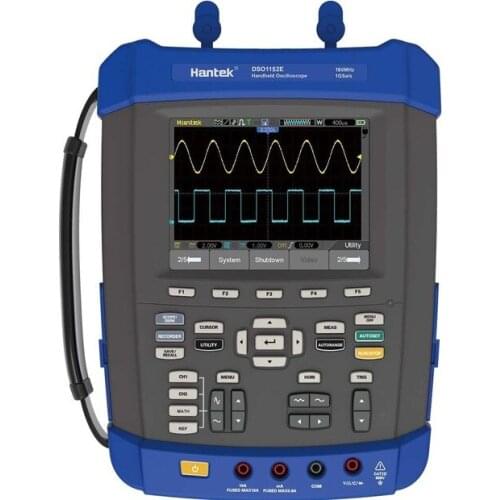 DSO1202E 5 in 1 6000 Counts DMM Digital FFT Spectrum Analyzer with Frequency Counter 200MHz 2 CH Handheld Oscilloscope
