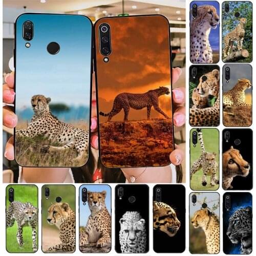 FHNBLJ Animal cheetah Phone Case For Redmi note 8Pro 8T 6Pro 6A 9 Redmi 8 7 7A note 5 5A note 7 case