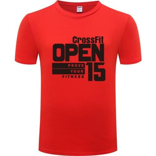 Funny Crossfit Open 15 Cotton T Shirt Design Men O-Neck Summer Short Sleeve Tshirts Custom Tops Tees