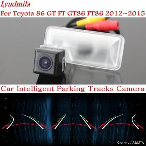 Lyudmila Car Backup Rear View Reverse Camera FOR Toyota 86 GT FT GT86 FT86 2012~2015 Car Parking Lines Intelligent Tracks