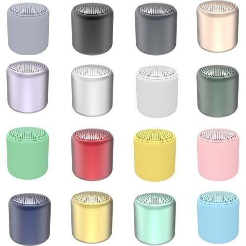 Macaron 16 Colors Mini Wireless Bluetooth Speaker Portable Smart Soundbox V5.0 Bluetooth Speaker TWS Stereo Music Subwoofer