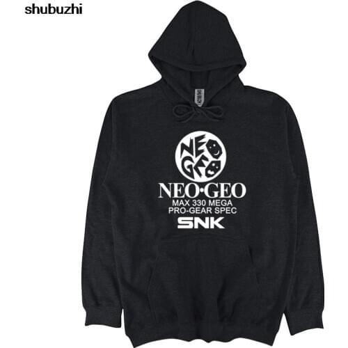 Men hoodies brand cotton hoody autumn spring fashion Neo Geo Pro Gear Spec Logo Vinyl hoody mens sweatshirt