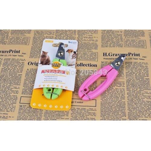 Small Size(130mm)Professional nail clipper pet dog stainless steel finger scissors puppy nail clipper dog nail clipper