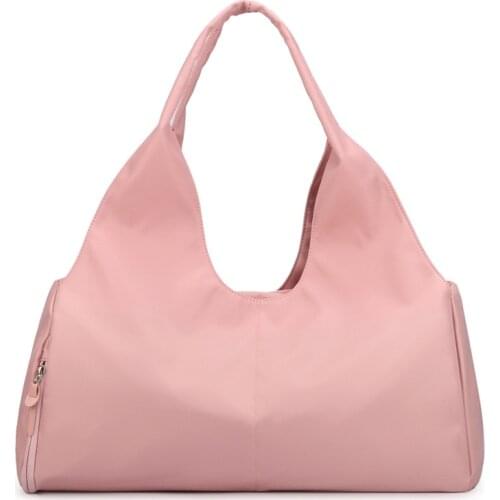 Nylon Purses and Handbags for Women 2021 Luxury Design Girls Female Shopper Fashion Dry and Wet Separation Gym Tour Shoulder Bag