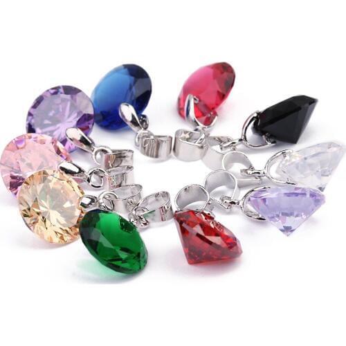 Wholesale Small Natural Stone Charms Pendant Unique Amethysts Purple Crystal Irregular Women DIY Necklaces For Jewelry Making