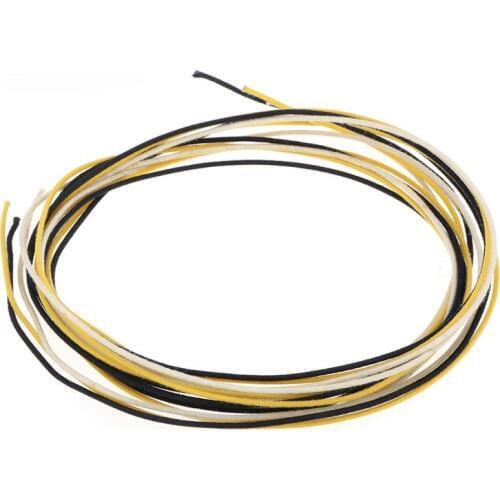 Gavitt Vintage Style Pre-tinned Push-back Cloth Covered Stranded Wire for Amplifier, Mixed Color 18 Feet (6 Meters)