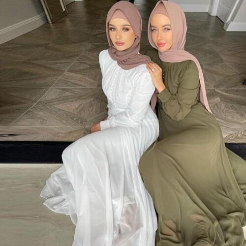 Turkey Women Long Dress Muslim Fashion Chiffon Moroccan Kaftan Djellaba Jubah Robe Femme Abaya Isalmic Clothing Party Dress Arab