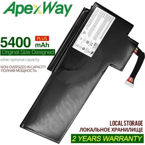 ApexWay BTY-L76 Battery For MSI GS70 2OD 2PC 2PE 2QC 2QD 2QE GS72 MS-1771 MS-1772 MS-1773 MS-1774 For MEDION X7613 MD98802