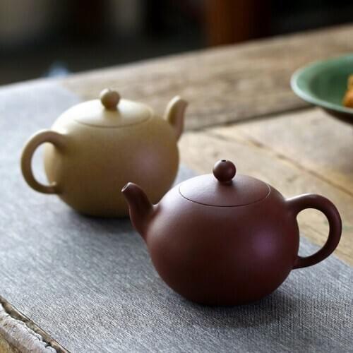 Yishuitang Yixing Zisha raw ore pure handmade famous tea set Teapot Set duanni one bead household 230ml