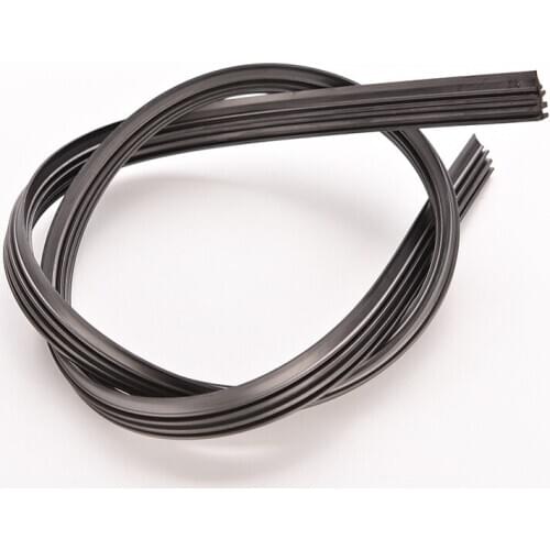 1x Auto Car Bus Windshield Frameless Rubber Wiper Blade Refill 24" 6mm Universal