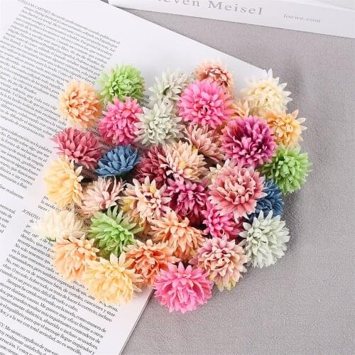 10Pcs Hydrangea Artificial Flower Head Bulk Hydrangea Fake Flowers Heads For Home Wedding Party Decoration DIY Wreaths Craft