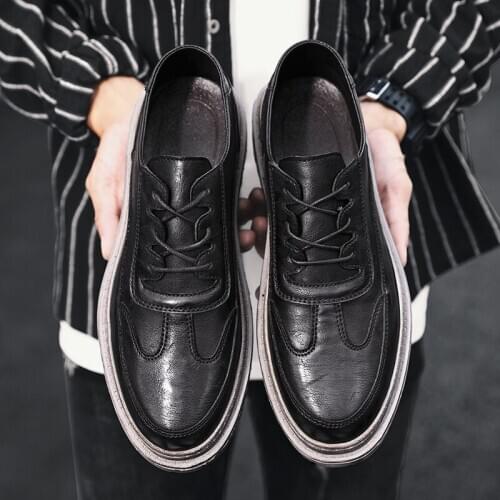 2020 outdoor Moccasins Genuine Leather Flat Men Shoes Casual Comfortable Lace-up Male High Quality shoe Casual Zapatos de hombre