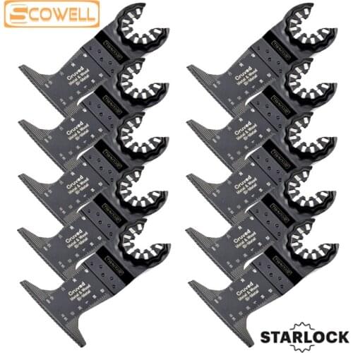 30% Off 65mm HSS Bi-metal Multi Tool Saw Blades 18TPI Cruved Teeth Oscillating Plunge Saw Blade For Multimaster Power Tools