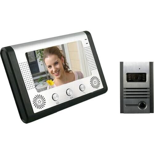 7" TFT Color Video Door Phone Intercom Doorbell Home Security System