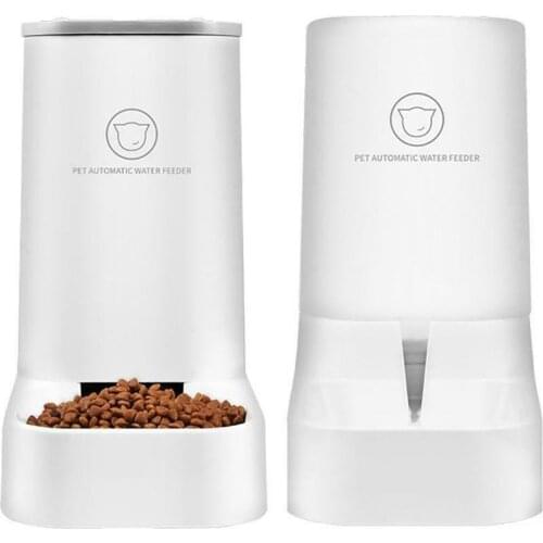 Pet Automatic Food Feeder Water Drinker for Cat Feeding Bowl Cat Water Dispenser Bottle For Dog Bowl Feeding And Drinking