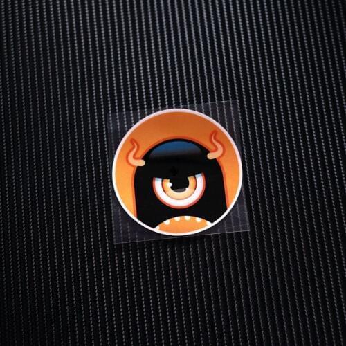 NO.TD024 Free shipping Cartoon Reflective Stickers&Decals MOTO GP Motocross Bike Helmet Windshield ATV Stickers