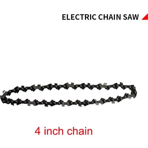 4/6 Inch Mini Steel Chainsaw Chain Electric Electric Saw Accessory Replacement for Lithium Battery Portable Electric Pruning Saw