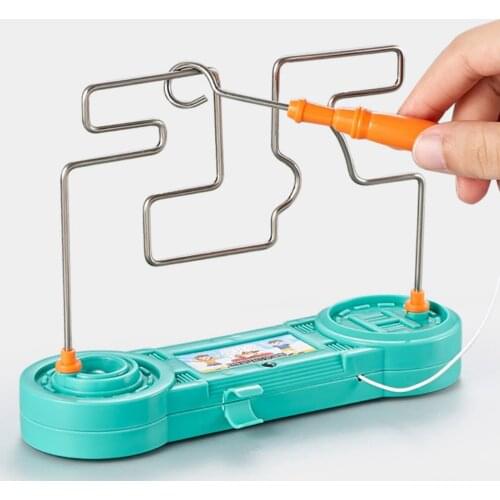 Kids Collision Electric Shock Toy Education Electric Touch Maze Game Party Funny Game Science Experiment Toys for Children Gift