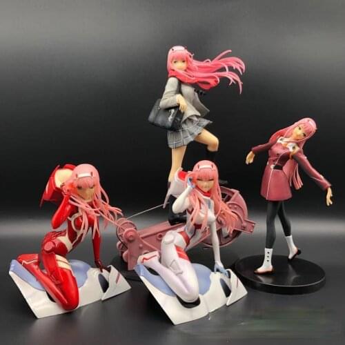 28cm Anime DARLING in the FRANXX Zero Two 02 FREEing Bunny 1/7 Scale Painted PVC Action Figure Collection Model Toys Doll