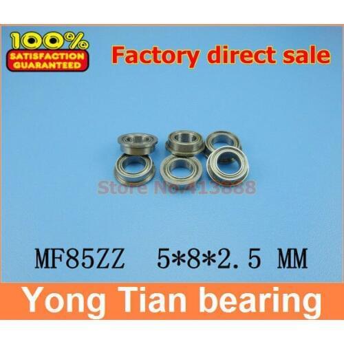 1000pcs/lot free shipping Wholesale Boutique flange ball bearings MF85ZZ / LF850ZZ size 5*8*9.2*2.5*0.6 mm
