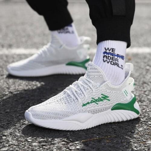 Summer Lightweight Running Shoes Men Sports Shoes Mens Shoes Brand Sneakers Man Sport White Jogging Working Deporte Work D-1023