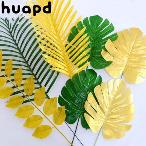 Summer tropical party decorations green leaf balloon wedding Hawaiian party wedding holiday birthday balloon Globos