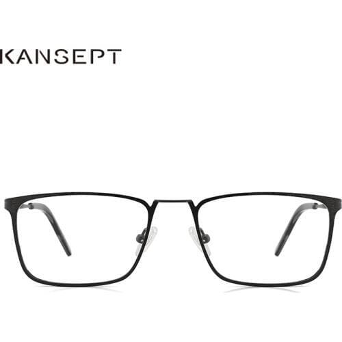 Metal Men Optical Glasses Frame Business Vintage Spectacles Clear Lens Grade Transparent No Degree For Male Eyeglasses#MT9001