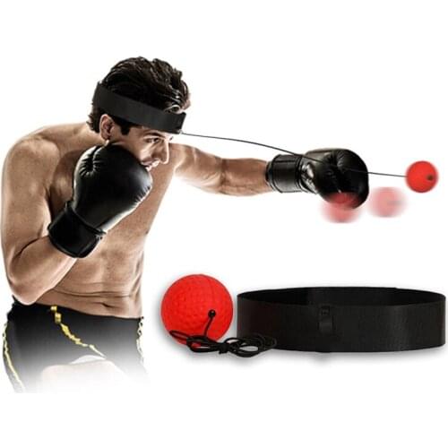 Boxing Reflex Ball Head Band Fighting Speed Training Punch Ball Boxing Magic Ball Muay Thai Exercise Equipment Accessories