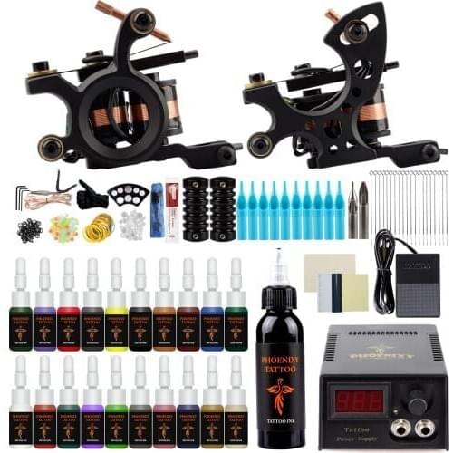 Tattoo Kit Power Supply For Tattoo Machine Full Set Paint For Tattoo Tattoo Supplies And Accessories Tattoo Set For Beginners