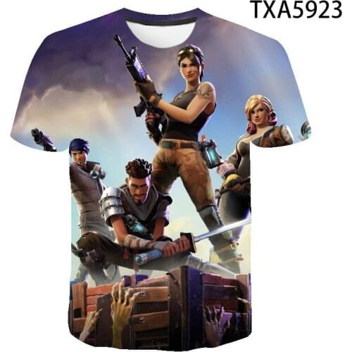 2020 New Summer Pubg Casual 3D T shirt Boy Girl Kids Fashion Streetwear Men Women Children Printed T-shirt Cool Tops Tee