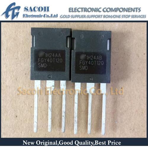Free Shipping 5Pcs FGY40T120SMD or FGY30N120FTDH or FGY75T120SCD POWER-247 40A 1200V IGBT transistor