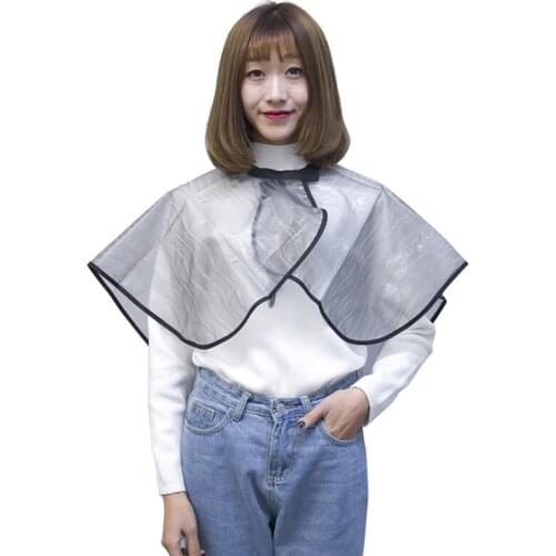 Salon Hairdressing Cutting Collar Shawl Waterproof EV Hair Dye Perm Color Cape Pro Hairdresser Apron for Hair Cutting