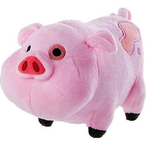 Gravity Falls Waddles Dipper Mabel Pink Pig Plush Toys Dolls 18cm Stuffed Waddles Soft Plush Dolls Kids Birthday Gifts Wholesale