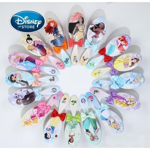 Disney Princess Cartoon Air Cushion Comb Cute Elsa Alice Children Airbag Massage Comb Girl Baby Frozen Haircomb Hairdressing Toy