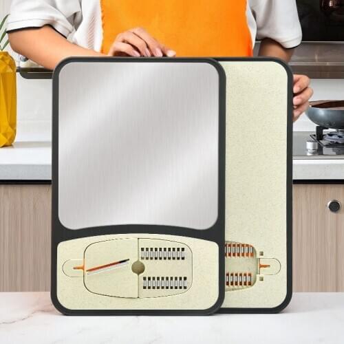 Stainless Steel Chopping Block Fruit Vegetable Meat Chopping Boards Easy Clean Cutting Board Practical Kitchen Tool