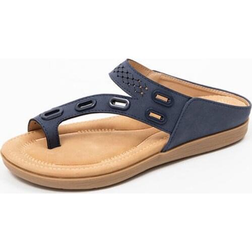 Women Sandals 2021 New Clip Toe Wedges Shoes For Women Summer Sandalias Mujer Beach Casual Heels Sandals Platform Flip Flops