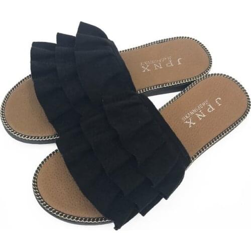 2021 Summer Style Shoes Slides Women Flat Sandals Woman Shoes Flip Flops Slippers Gladiator Sandals Small Plus Size 35-40