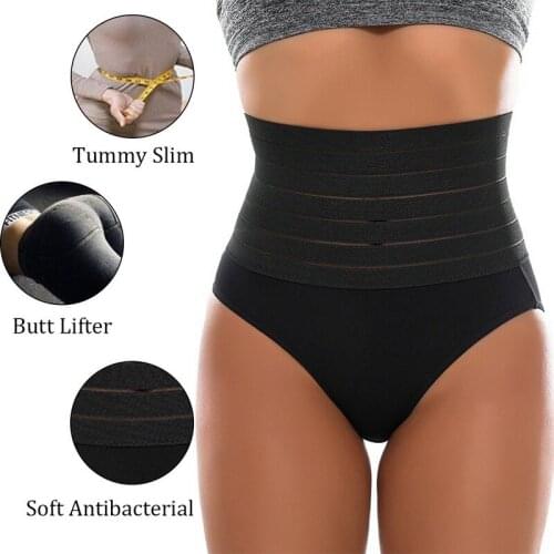 Womens Slimming Panties High Waist Tummy Control Briefs Female Trainer Shaping Underpants Butt Lifter Shapewear Underwear