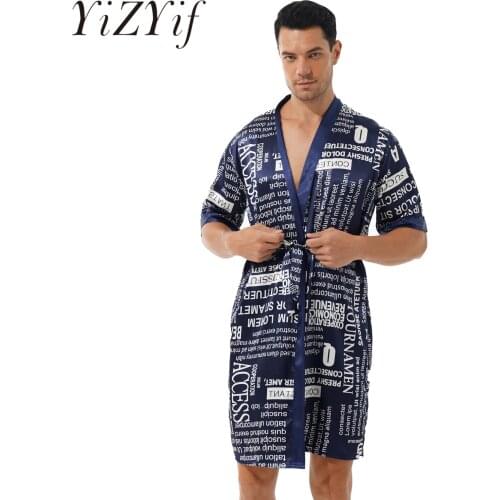 Мужские халаты YiZYiF China At AliExpress