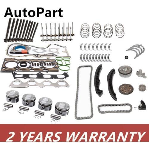 1.4T Engine Timing Piston Rings Cylinder Head Gasket Valve Stem For Audi A1 A3 VW Tiguan Jetta Golf Skoda 03C109469K 03C109158A