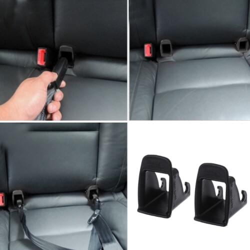 1 Pair Car Baby Seat ISOFIX Latch Belt Connector Guide Groove 1XCF