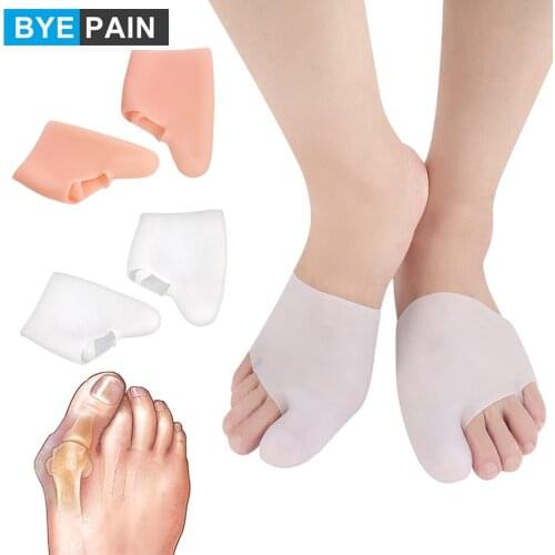 1 Pair Men Women Sport Protection Toe Separators Big Toe Corrector Care Unisex Hallux Valgus Straightener Foot Care Bunion Pain