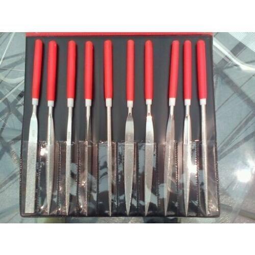 10 Sets=100 PCS of 160 MM x 4MM Diamond Coated Needle File